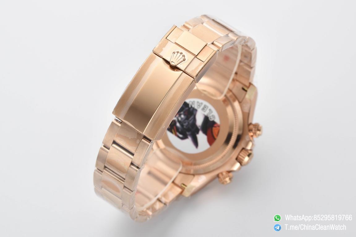 Clean Factory Rolex Daytona 126505 Rose Gold Case Bracelet Rose Gold Dial with Black Sub Dial SH4131 Movement 09 Clean Factory Rolex Daytona 126505 Rose Gold Case Bracelet Rose Gold Dial with Black Sub Dial SH4131 Movement 09