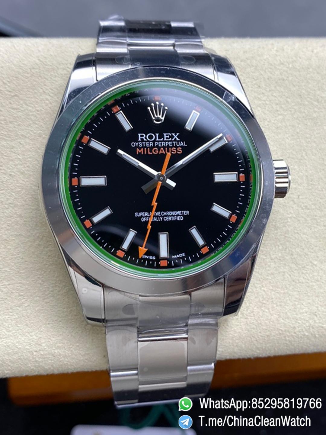 Clean Factory Watch Store C Factory Milgauss 116400 40mm Black Dial Lightning Orange Second Hand Green Sapphire Crystal Super Clone 3131 Carlibre 000 Clean Factory Watch Store C Factory Milgauss 116400 40mm Black Dial Lightning Orange Second Hand Green Sapphire Crystal Super Clone 3131 Carlibre 000